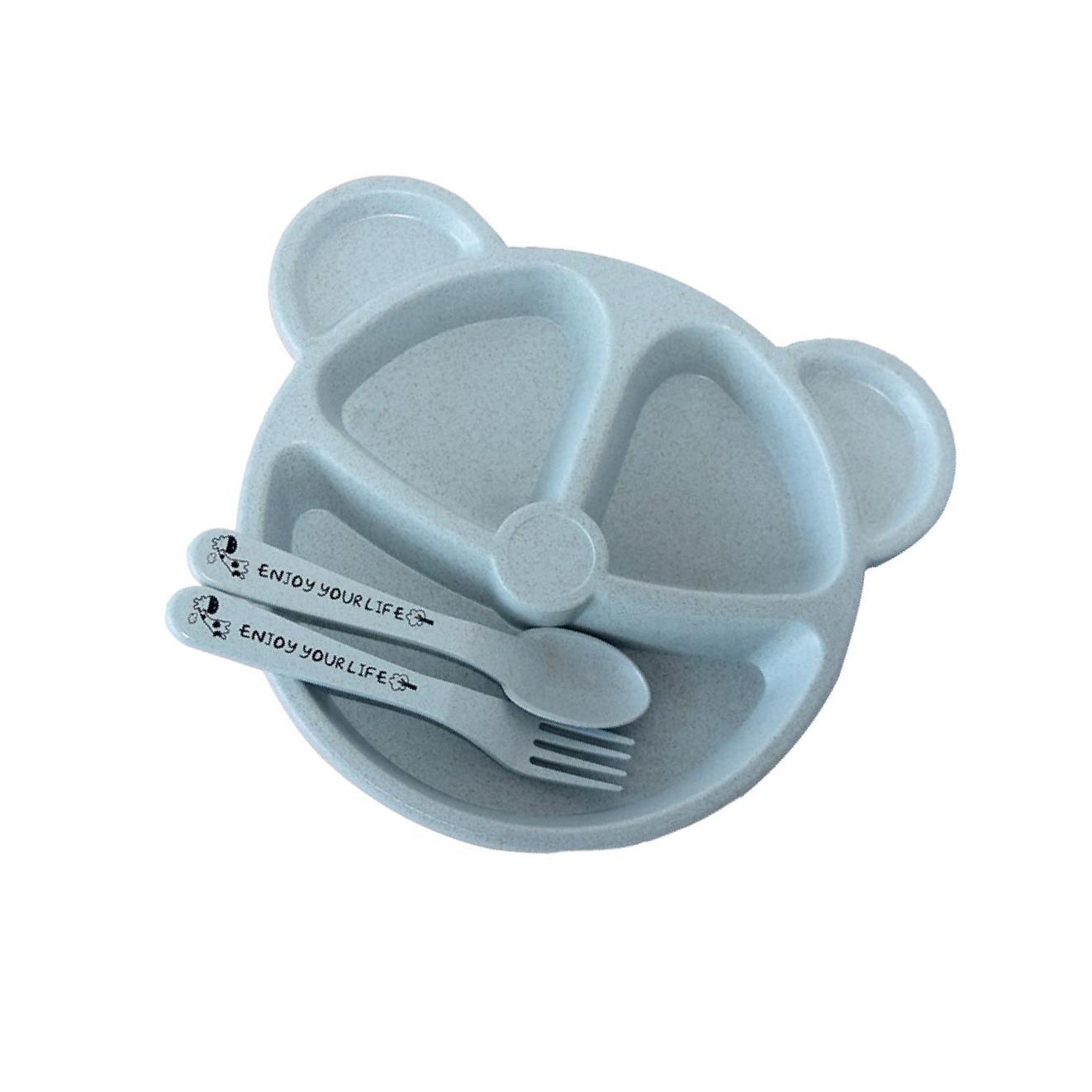 

Divided Plates Set 3-Compartment Leakproof for Toddler Kids