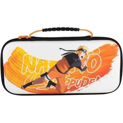 Custodia protettiva e da trasporto - KONIX - Naruto Shippuden Nintendo Switch 2 - Porta accessori - Motivo Naruto - Bianco
