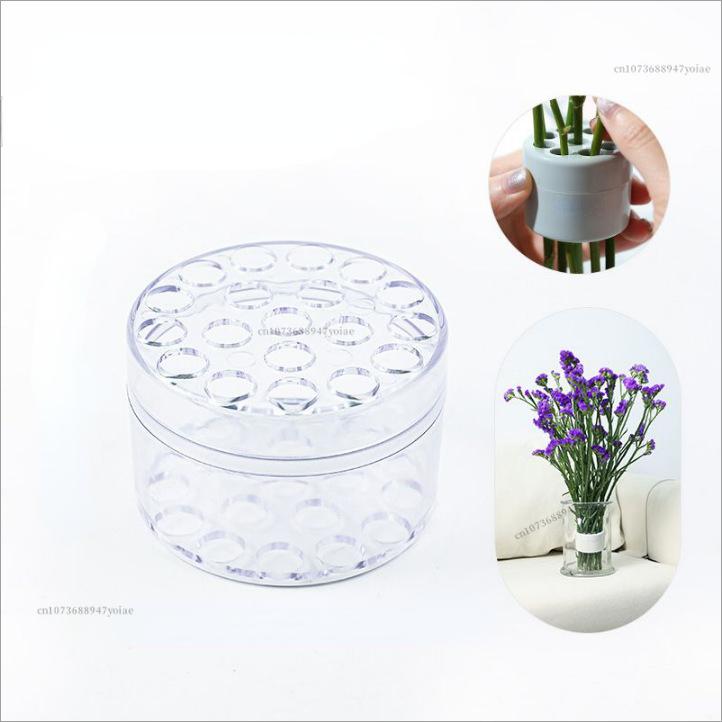 Spiral Ikebana Stem Holder Sturdy Clear Flower Arrangement Holder DIY Floral Art Accessory Table Centerpiece for Party Wedding