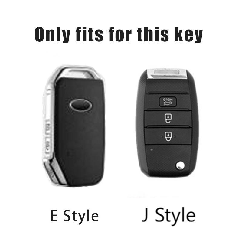 AEH1 Soft TPU Car Key Case Cover Shell Holder For Kia Picanto Sportage GT RIO 3 Cerato Soul Ceed Optima Seltos Sorento Forte Stinger