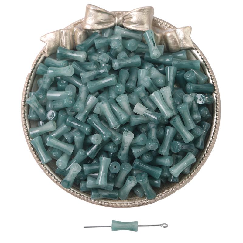 5/10Pcs Style Chinois Rétro Polyvalent Résine Bambou Joint Perles Pour COLLIER À FAIRE SOI-MÊME Bracelet Boucles D'oreilles Fabrication De Bijoux Artisanat Accessoires