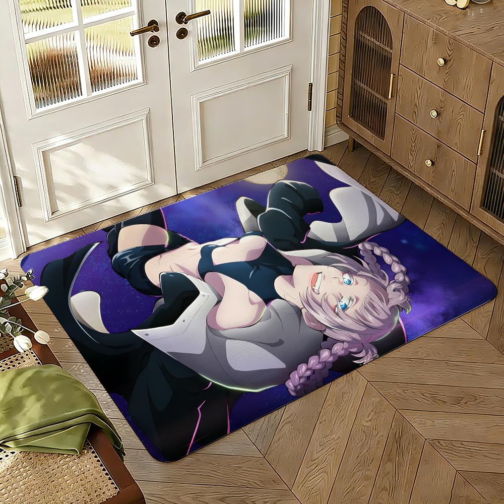 Call of the Night Floor Mat Soft Thickened Absorbent Non-Slip Bedroom Living Room Door Mat Home Decor Flannel Rugs