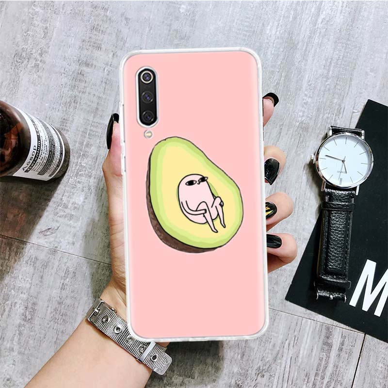 Cartoon Fruit Avocado Phone Case For Xiaomi Redmi 9 9A 9C 9T 10 10A 10C 8 8A 7 7A 6 6A K40 K20 Pro K30 S2 10X Printing Cover