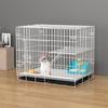Large Indoor Rabbit Cage with Automatic Manure Cleaning for Household Use