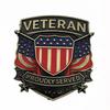 3D US Veteran 1776 Commemorative Badge Metal Car Sticker