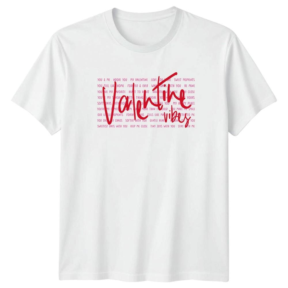 Valentine Vibes Unisexs TShirt Unisexs Tee Graphic Unisex Top S