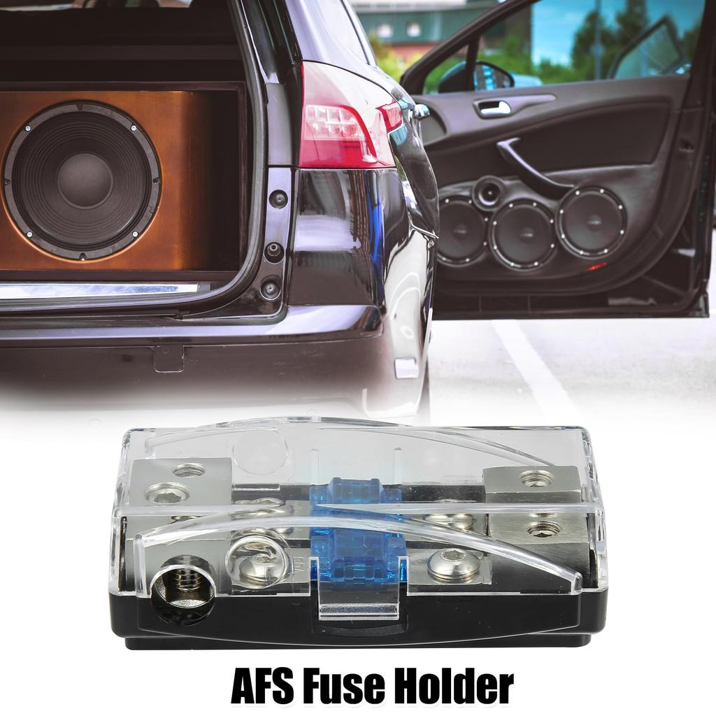 uxcell AFS Fuse Holder Fuse Box Fuse Cap Fuse Block Holder 2-Way 60A ANL with Fuse for Car Audio