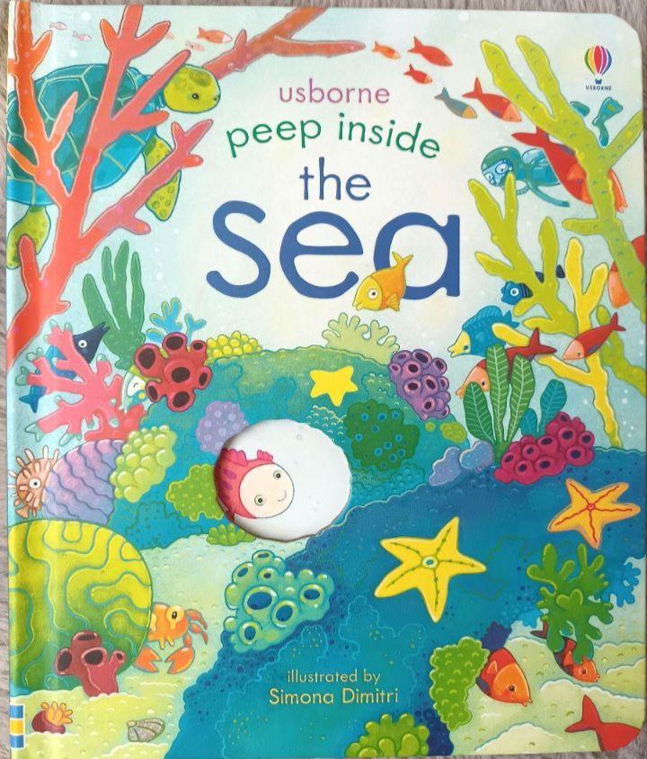 

[Б/У] Книга-панорамка Usborne загляни внутрь моря