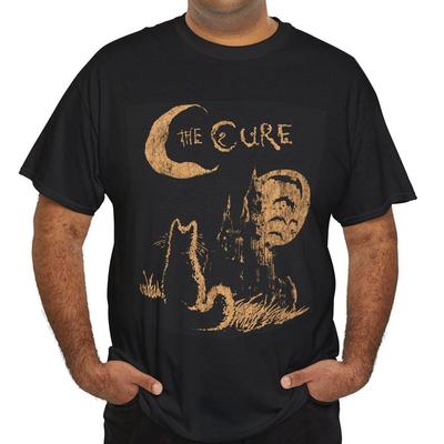 The Cure Cat Tee, 90s Alt Indie Rock, Unisex Shirt, The Cure Fan Gift
