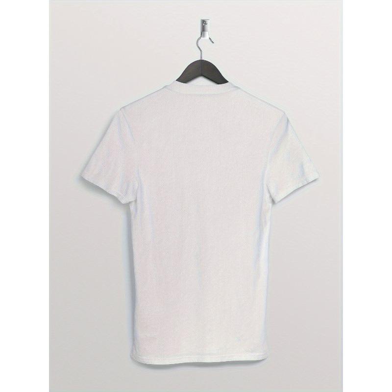 European Sizes  Trendy Men'S Short-Sleeve T-Shirt Featuring a Humorous Family Quote, Designed with Digital Prints