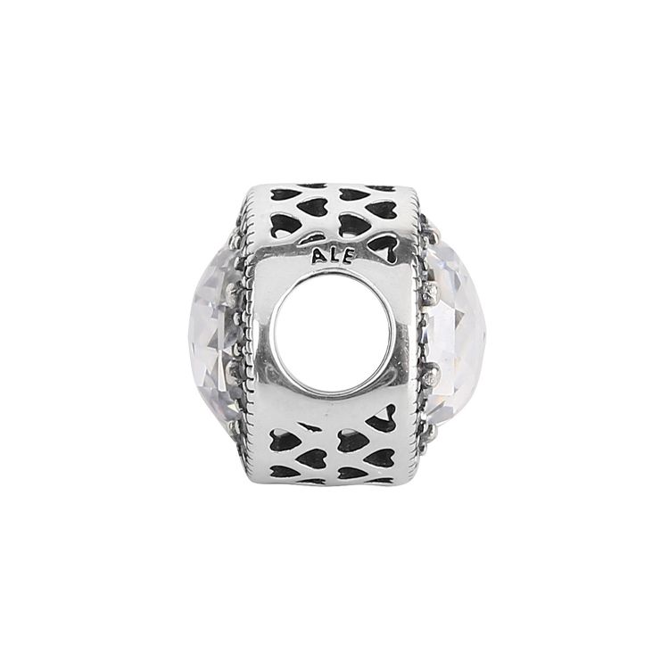 Pandora Bracelet Charm Dazzling Shiny Beads 925 Silver Pendant Women Bracelets Colorful 791725CZMX