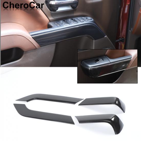 4X Door Handle Trim Panel Decor Cover Kit for 2014-18 Chevy Silverado GMC Sierra