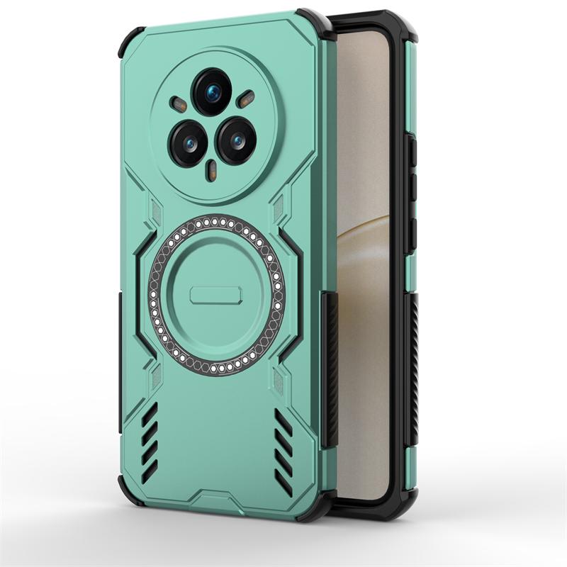 Armor Case For Realme 14 Pro Plus Magnetic Adsorption Wireless Charge Cover For Realme 14 Pro Case For Realme 14 Pro Plus Case