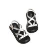 Girls Sandals Korean Version of Little Girl Open-toed Princess Shoes Summer 2025 New Student Versatile Beach Shoes Fashion