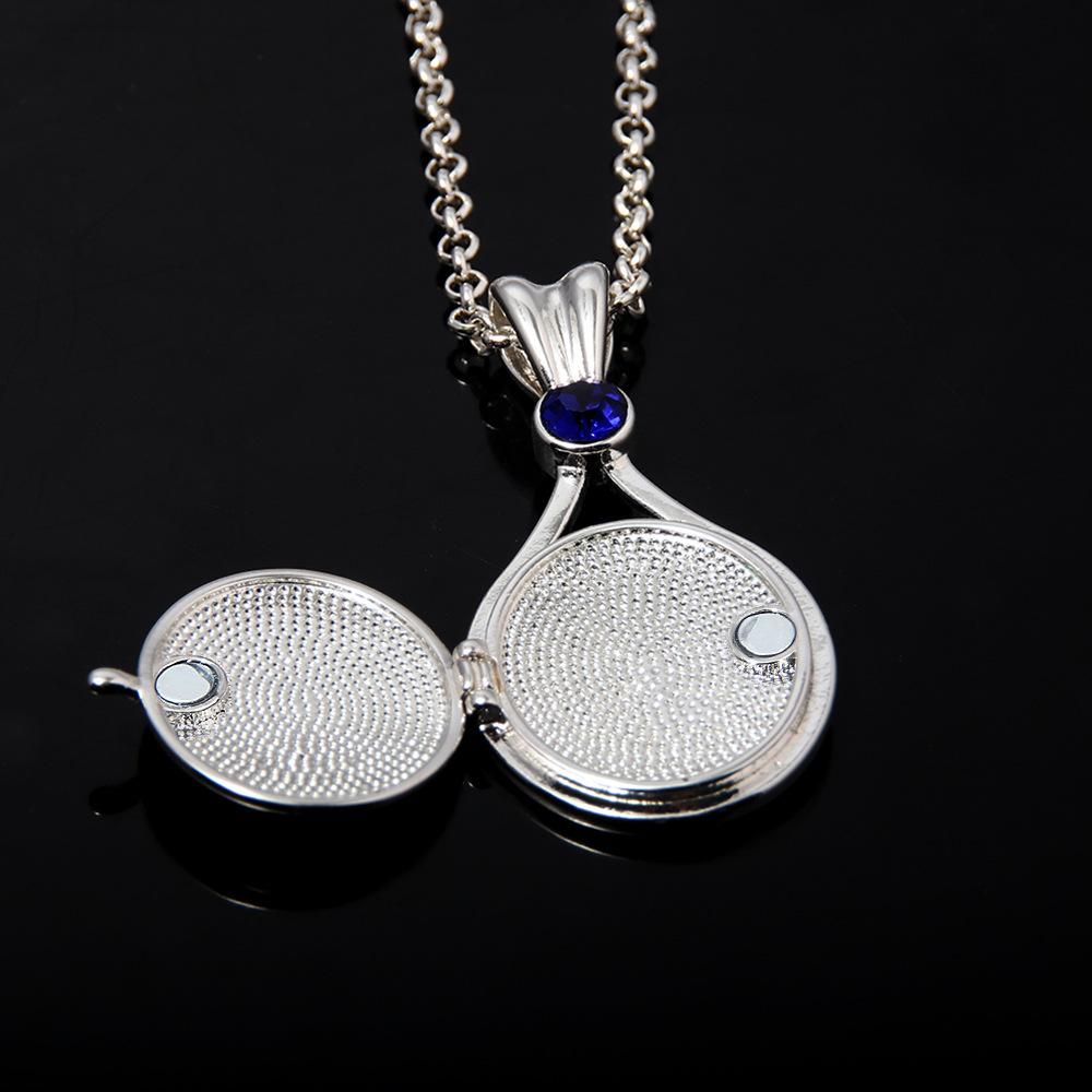 TrendMen Trendiga Snäckkoppar Hänge Halsband för Män Mode Silverfärg Metall Kristall Nyckelbenskedja Smycken Gåvor Sjöjungfru