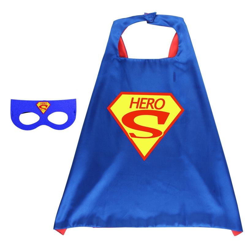 Superhero Cloak Adult Children Cape With Mask For Ultimate Halloween Costume Experience