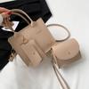 Moteriktig skulderveske Mote Håndveske med stor kapasitet for kvinners høst Ny koreansk versjon Enkel og lett håndveske