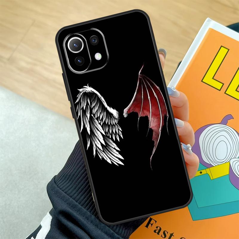 Flügel Engel Teufel Hülle Für Xiaomi 15 Ultra 13 14 11T 12T 13T 14T Pro POCO X7 Pro X3 X5 X6 F5 F6 F7 Pro Hülle