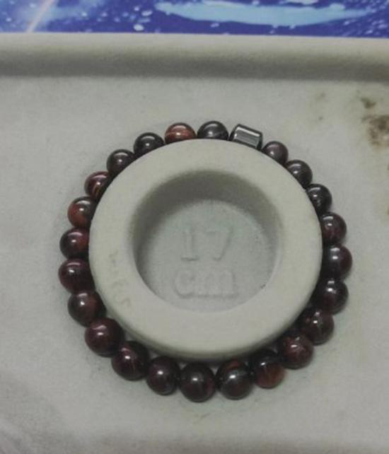 Black Stone Tiger Eye Magnetic Beaded Bracelet