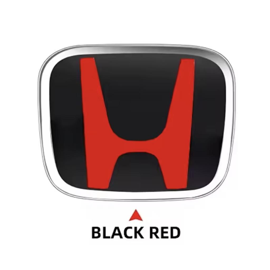 Car Steering Wheel Emblem H-Sticker For Honda Civic Accord Jazz Fit CRV Odyssey City Pilot Vezel Prelude Insig