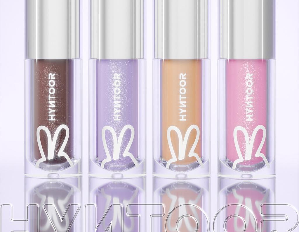 HYNTOOR Schwarzes Kaninchen Wunderland Milch Tee Lipgloss: Neues Feuchtigkeitsspendendes, Peelingendes, Aufhellendes Lippenfältchen, Erschwingliches Lippenöl.