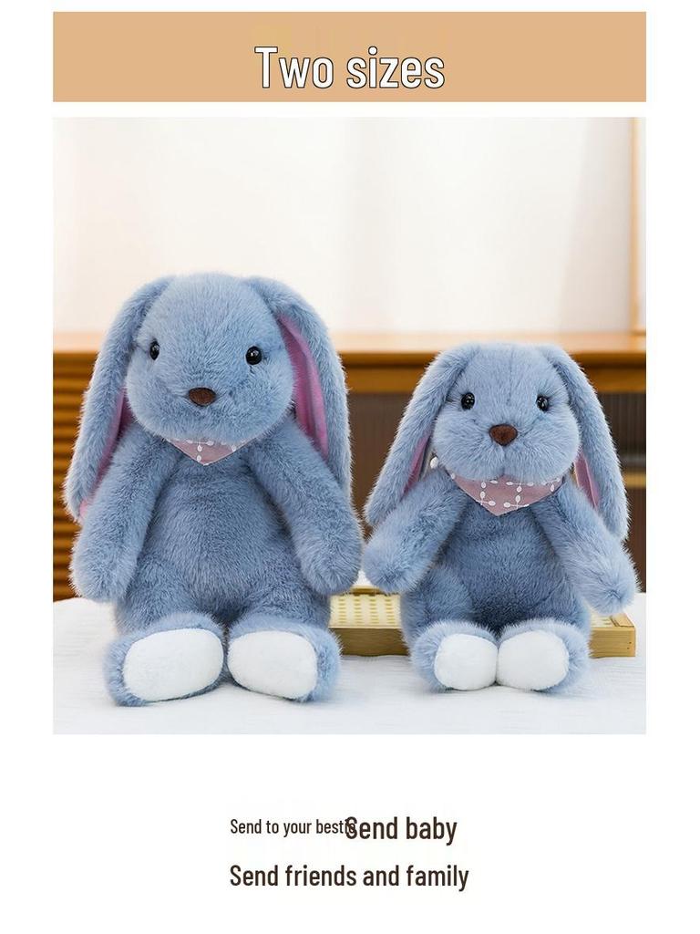 Plush Rabbit Doll - Comforting Toy for Kids, Hand-held Baby Sleep Aid, Perfect Birthday Gift for Children