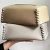 PU Leather Tissue Holder, with Hand-stitched Edges Design, Modern Style Smooth Paper Extraction Tissue Case for Home Office