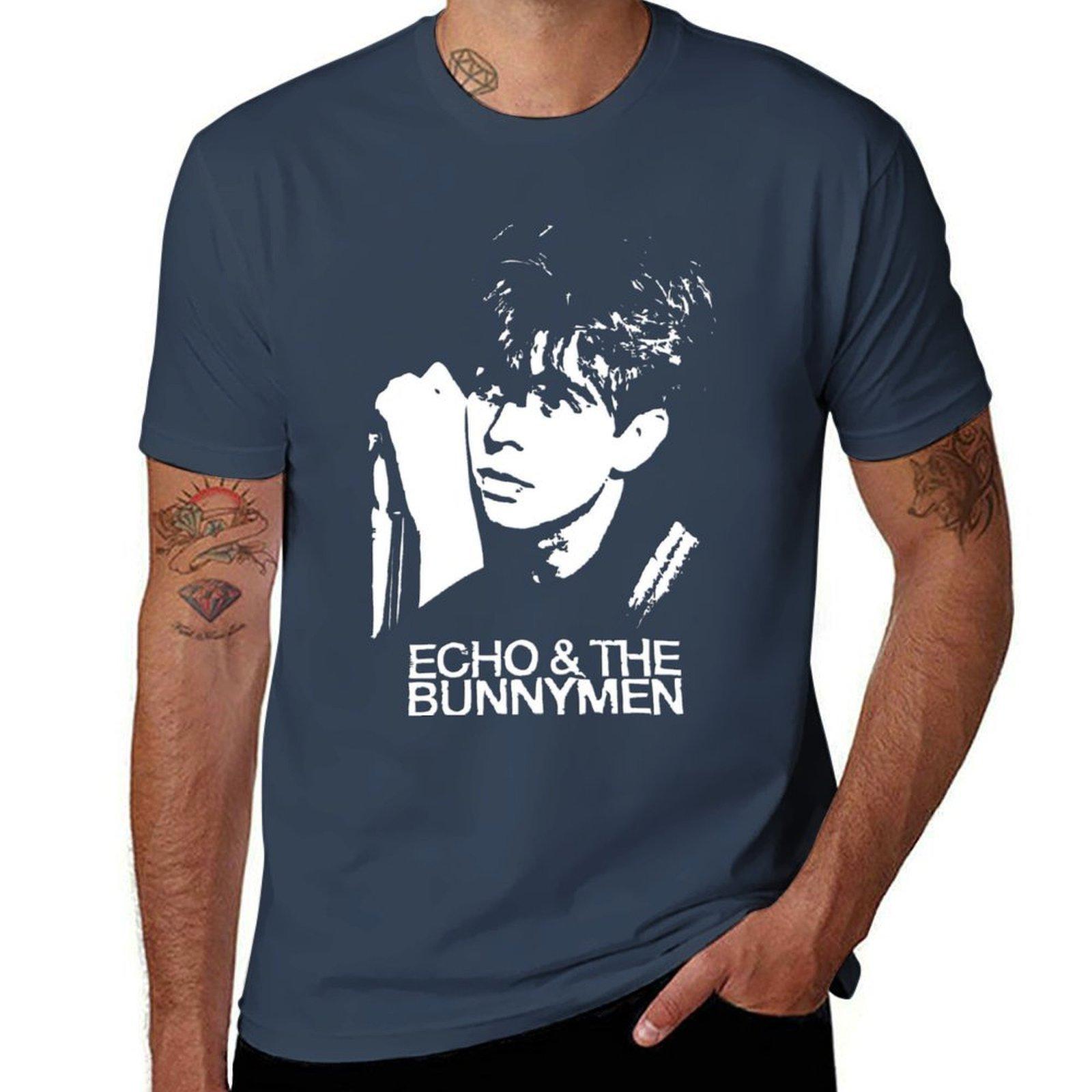 Echo The Bunnymen TShirt Large Size Casual Tee Shirt S