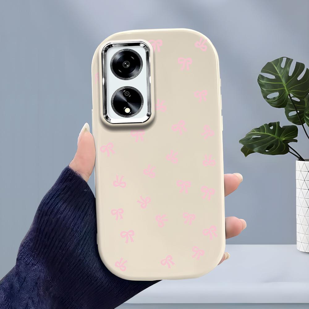 Jednobarevný stříbrný okraj čočky měkký tekutý silikon nárazuvzdorný obal na telefon pro iPhone Samsung Huawei Honor Xiaomi Redmi OPPO Realme Vivo Infinix Tecno