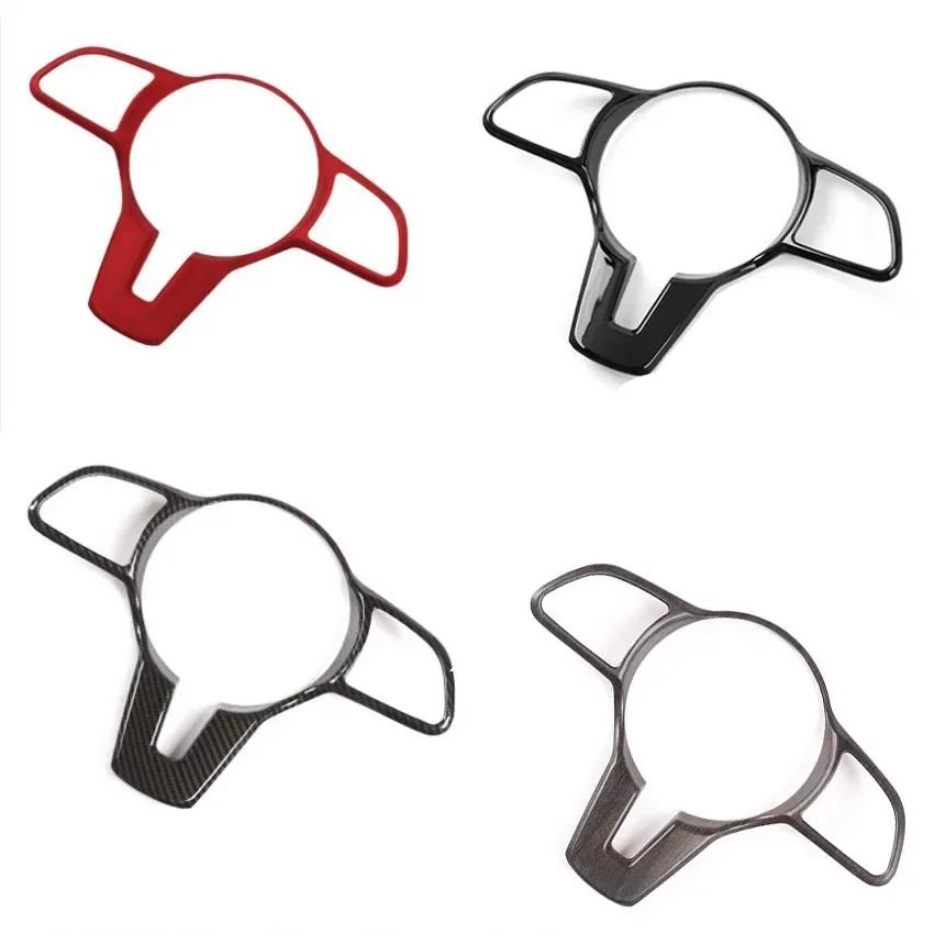 Car Steering Wheel Panel Trim Cover Decor Accessories For Mercedes Benz A B C E G CLA GLB Class W177 W247 W205 W213 C118 W118
