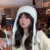 Autumn and Winter New Knitted Hat Outdoor Cold and Warm Wool Hat Plush Versatile Face Small Ear Hat Children