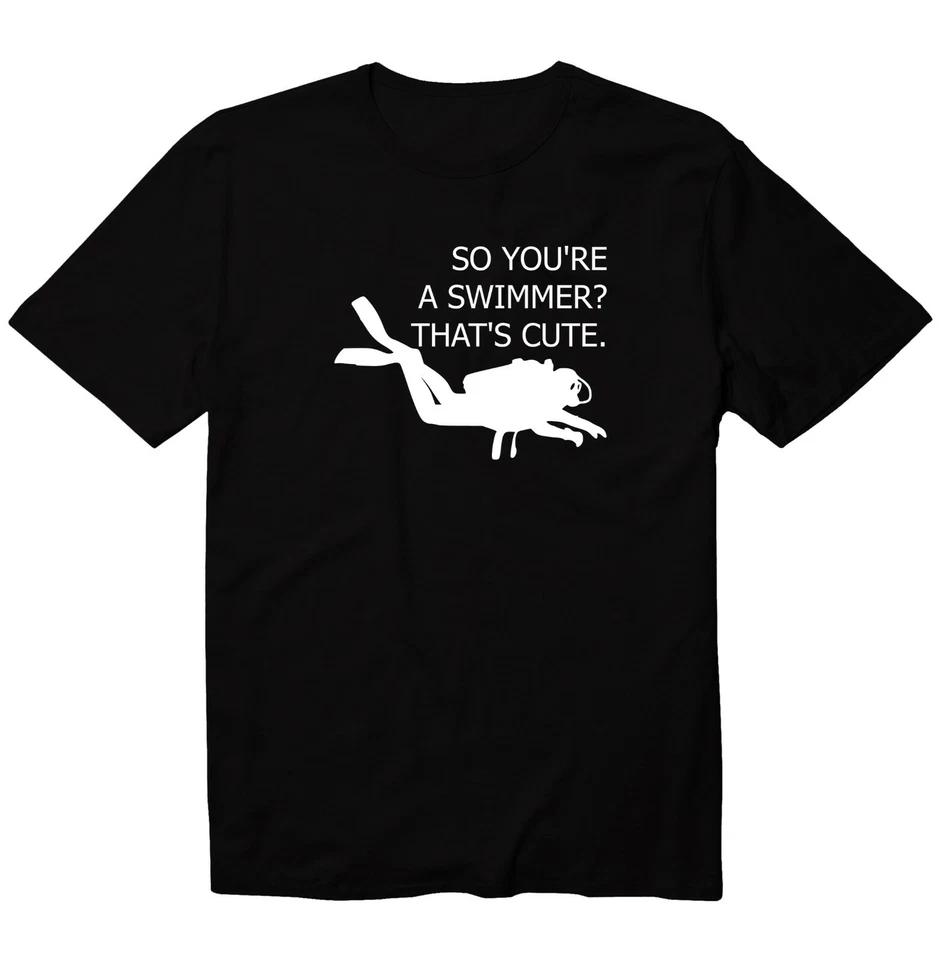 Scuba Diving Diver Funny Kids Youth T-Shirt Swimmer Cute swimming and diving Tee 3XL