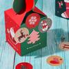 Sealing Packaging Candy Advent Calendar Number Stickers Adhesive Label Christmas Paper Sticker