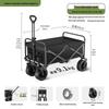 Tragbarer faltbarer Campingwagen: Leichter Handwagen für Picknick, Einkaufen & Haushalt