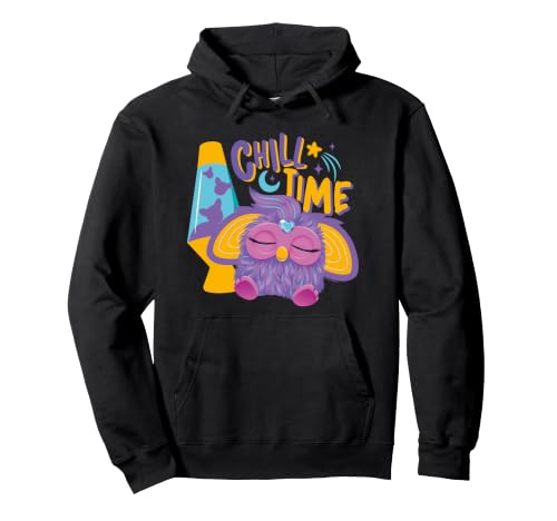 Resting Furby Chill Time Night 90s Toy Hoodie