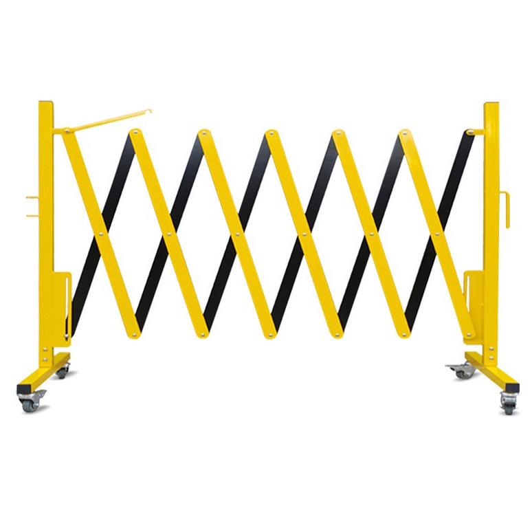 Portable Adjustable Guardrail: Movable, Retractable Safety Barrier for Outdoor Use