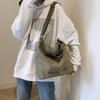 Trendy Black And Brown Canvas Tote Bag For Women With Spacious Design And Comfort