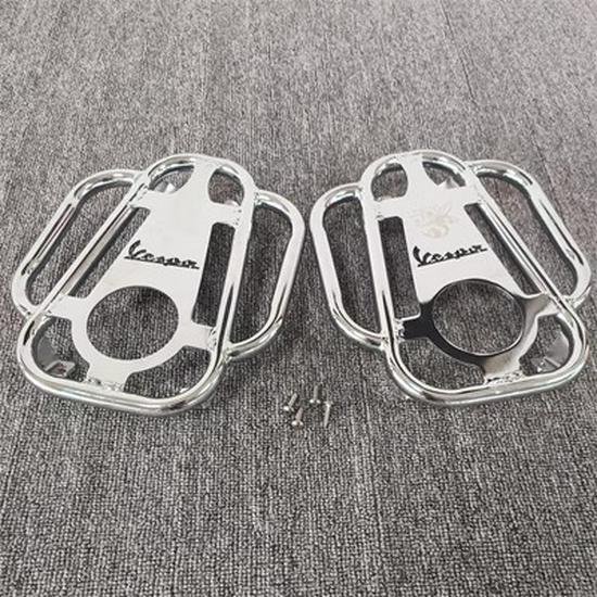 Vespa Sprint 150 Wing Footrest Frame with Cup Holder & Luggage Rack.