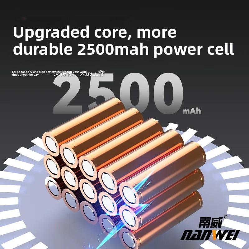 NANWEI Brushless Impact Electric Wrench, 1500N High Torque Lithium Battery Electric Lifting Tower Wrench, Cordless Screwdriver