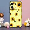 Sunflower Case For Xiaomi Redmi Note 14 9 10 11 12 13 15 Pro Plus Redmi 15 15C 10C 12C 13C 14C Cover