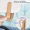 2 Pack Glasses Holder for Car Sun Visor, Genuine Leather Car Visor Accessories, Sunglasses Holder, Magnetic Sunglasses Holder, Ticket Clip