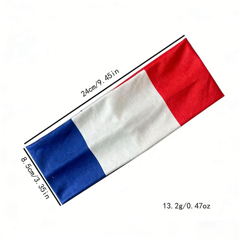 4PCS National Flag Soccer Fan Headband Hair Accessories Elastic Cheer Hairband Country Flag Headband for Fans Sports Event