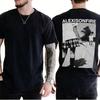 Alexisonfire Unisex Koszulka z Wzorem Bawełniana Krótki Rękaw Humor Monochromatyczny Nadruk Wersja Regularna Krótki Rękaw Koszulka Codzienna 2026