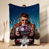 Top Gun Maverick Movie Theme Printed Flannel Blanket Ultra Soft Throw Blanket For Bedroom Bed Sofa Party Decor Birthday Gift