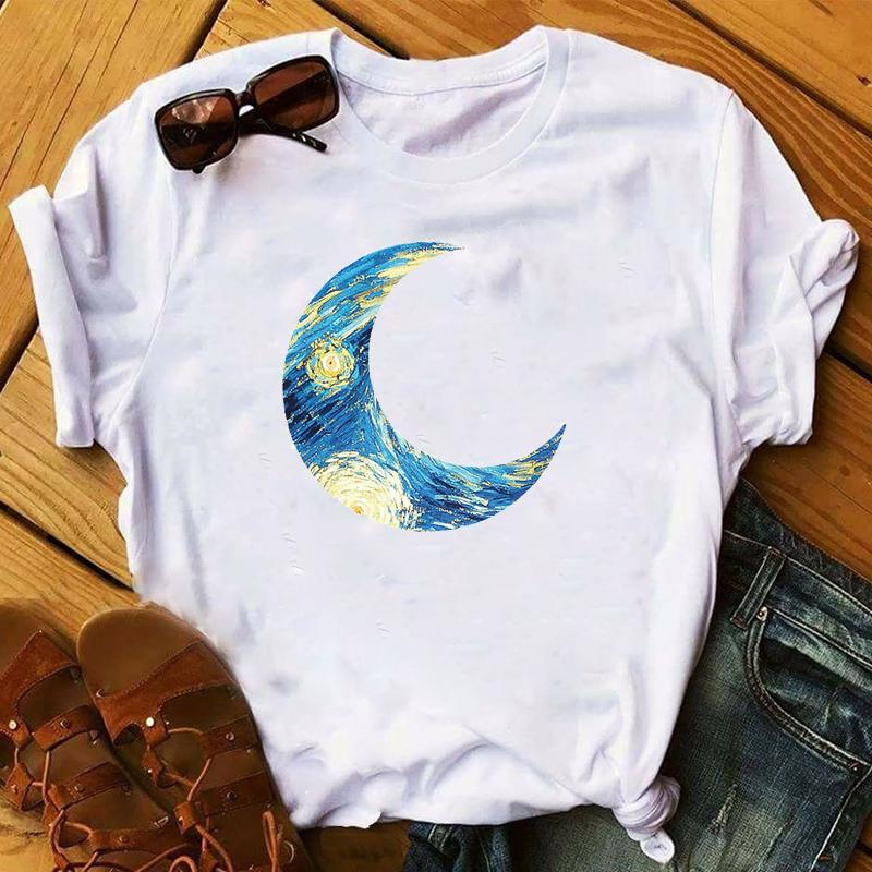 New Women T-Shirt 2023 Good Vibes Letters Fashion Top Female T Shirts Harajuku Streetwear O-Neck Short Clothes Ladies Tshirts