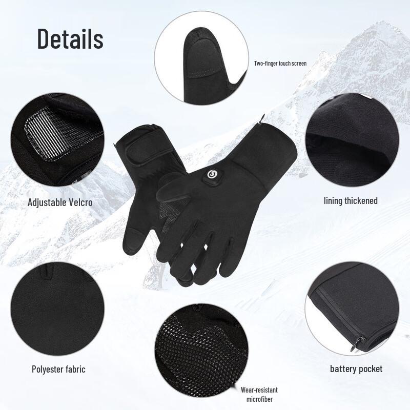 REACH STAR SAVIOR Winter Cycling Heated Touchscreen Gloves