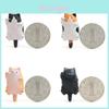Resin Warm Series Cute Fat Cat Refrigerator Magnet With Magnetic Or Non Magnetic Option For Gift And Decor