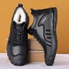 Winter Wool and Fur Integrated Men's Cotton Shoes Genuine Leather High-top Velvet Warm Fashion Casual Sports Outdoor Men's Shoes