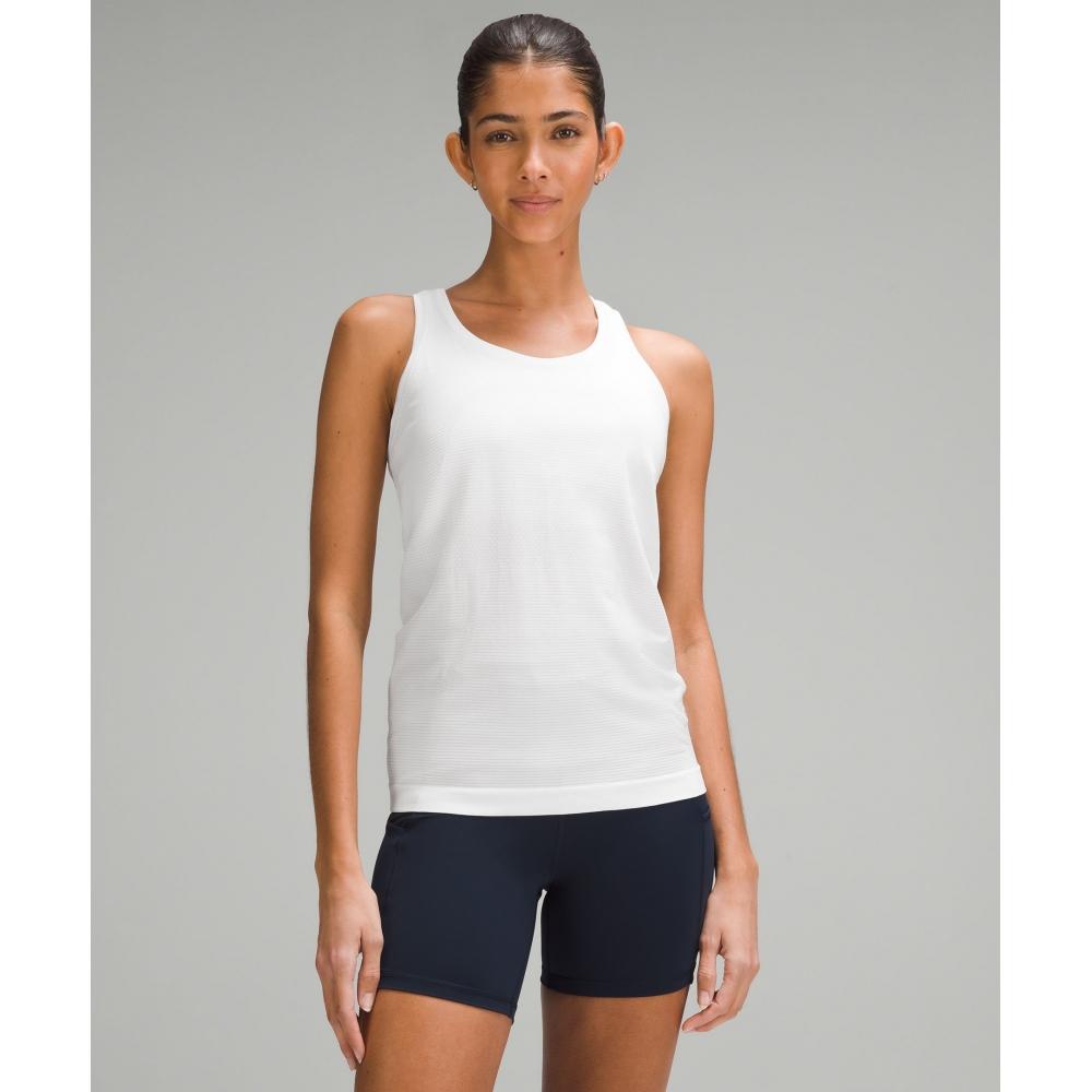 

Lululemon Swiftly Tech Racerback Tank Top 2.0 Hip Length White White 0
