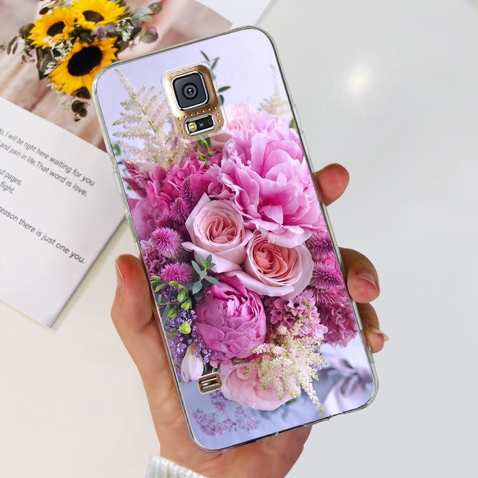 For Samsung Galaxy S5 Case G900F G900I G900M G900A G900T Cute Painted Cover Soft TPU Phone Case For Samsung S5 S 5 GalaxyS5 Bags